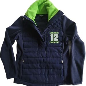 Women's Seahawks 3/4 Zip Pullover Jacket